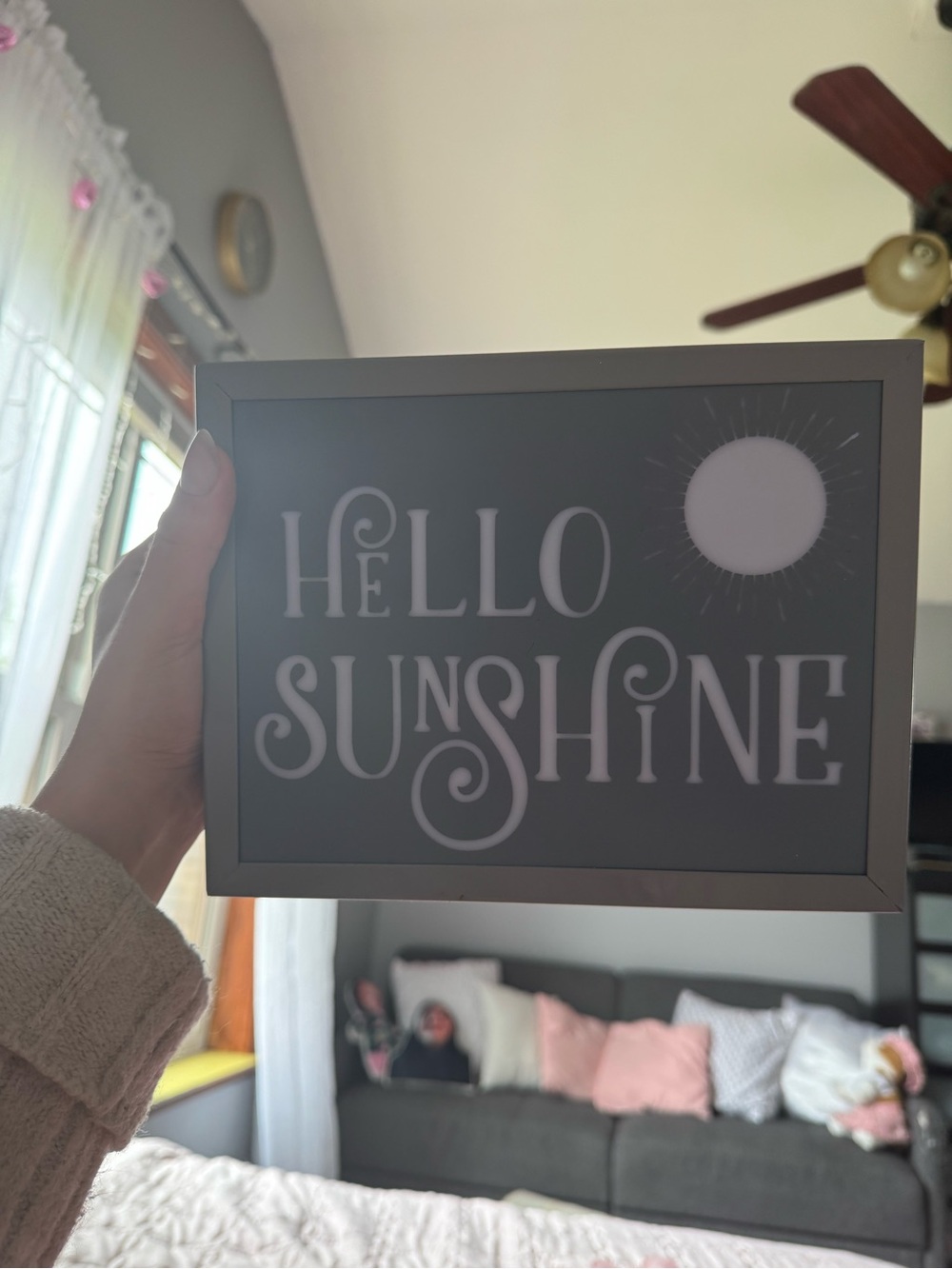 hello sunshine light decor